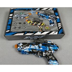 Shooting Elite ST646 Gel Ball Blaster Electric Toy Gun Blue Camo NIB Kit